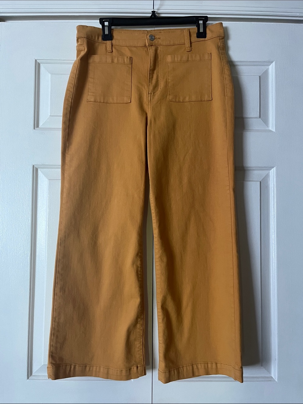 Wide Leg Mustard Yellow Pants